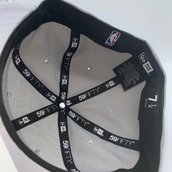 H-TOWN Cap New EraHouston Rockets Hoop Team 59FIFTY Gray Fitted Size 7 1/4 - Picture 5 of 8